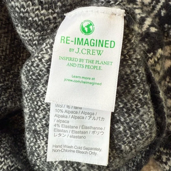 CrewCuts Girls' Fair Isle cropped sweater in Supersoft yarn | size xxs 2-3 - Picture 4 of 8